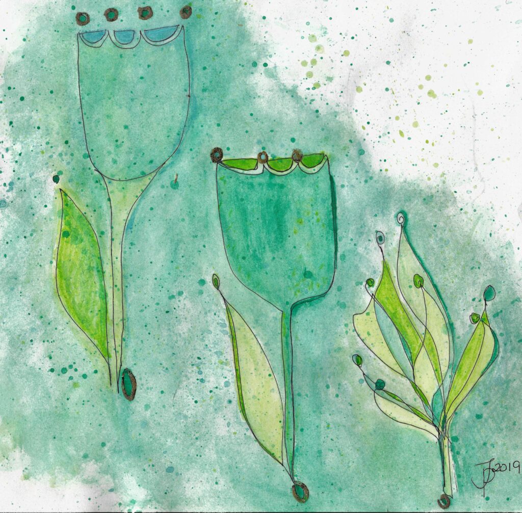 Jane Platts Art Original
'The Family'. Designed on the island of lanzarote 2019.